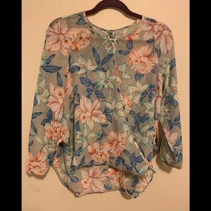Floral Chiffon Blouse
